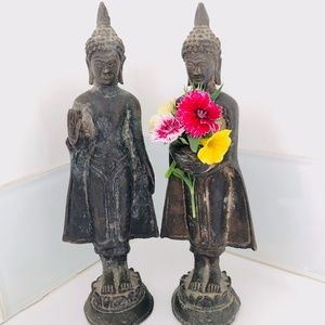 Vintage Bodhisattva Figures (set of 2)